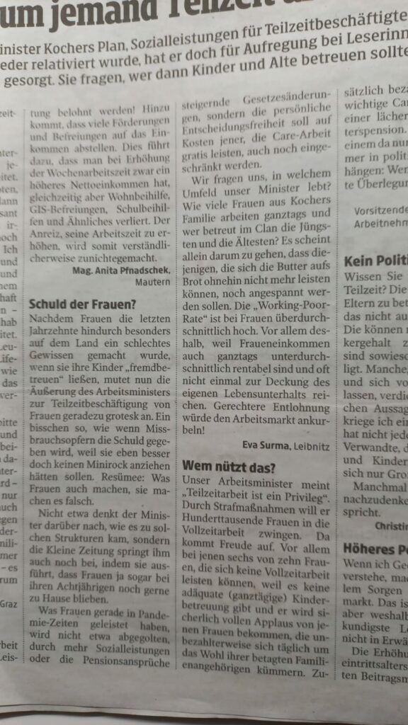 Schuld der Frauen?